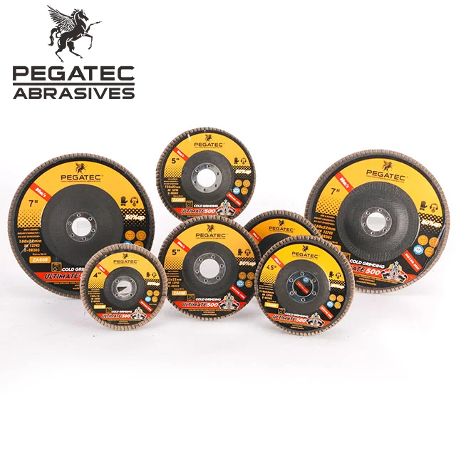PEGASTAR 100x16mm mini flap disc stainless steel  MPA certification