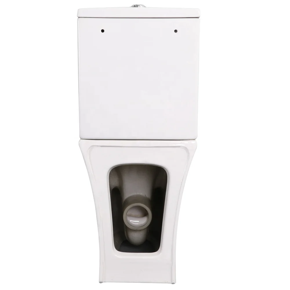 Wholesale Sanitary Ware Bathroom Ceramic Wc Toilet Water Closet White Color P-trap Two Piece Toilet