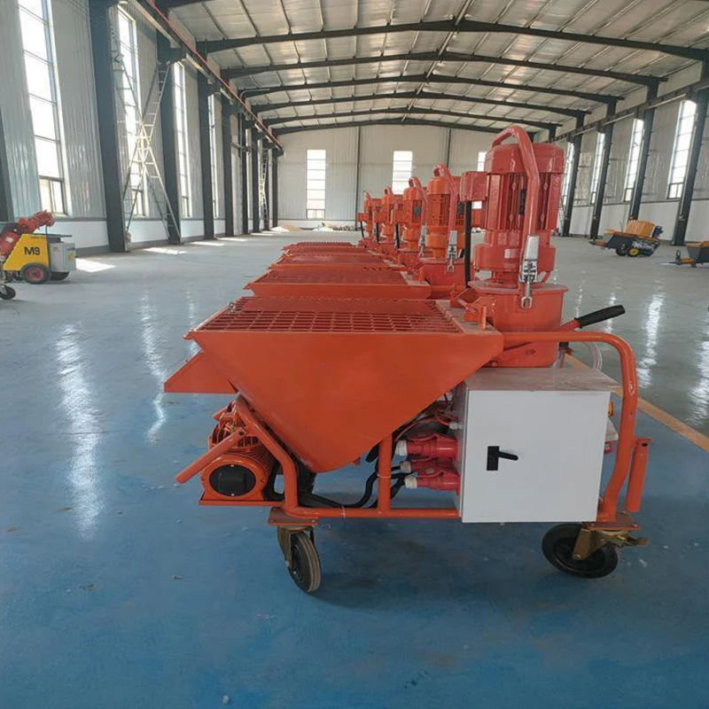 Globally Double Compressor Stator Rotor Mortar Spray Machine Mortar Spray Machines Pump Concrete Sprayer Machine