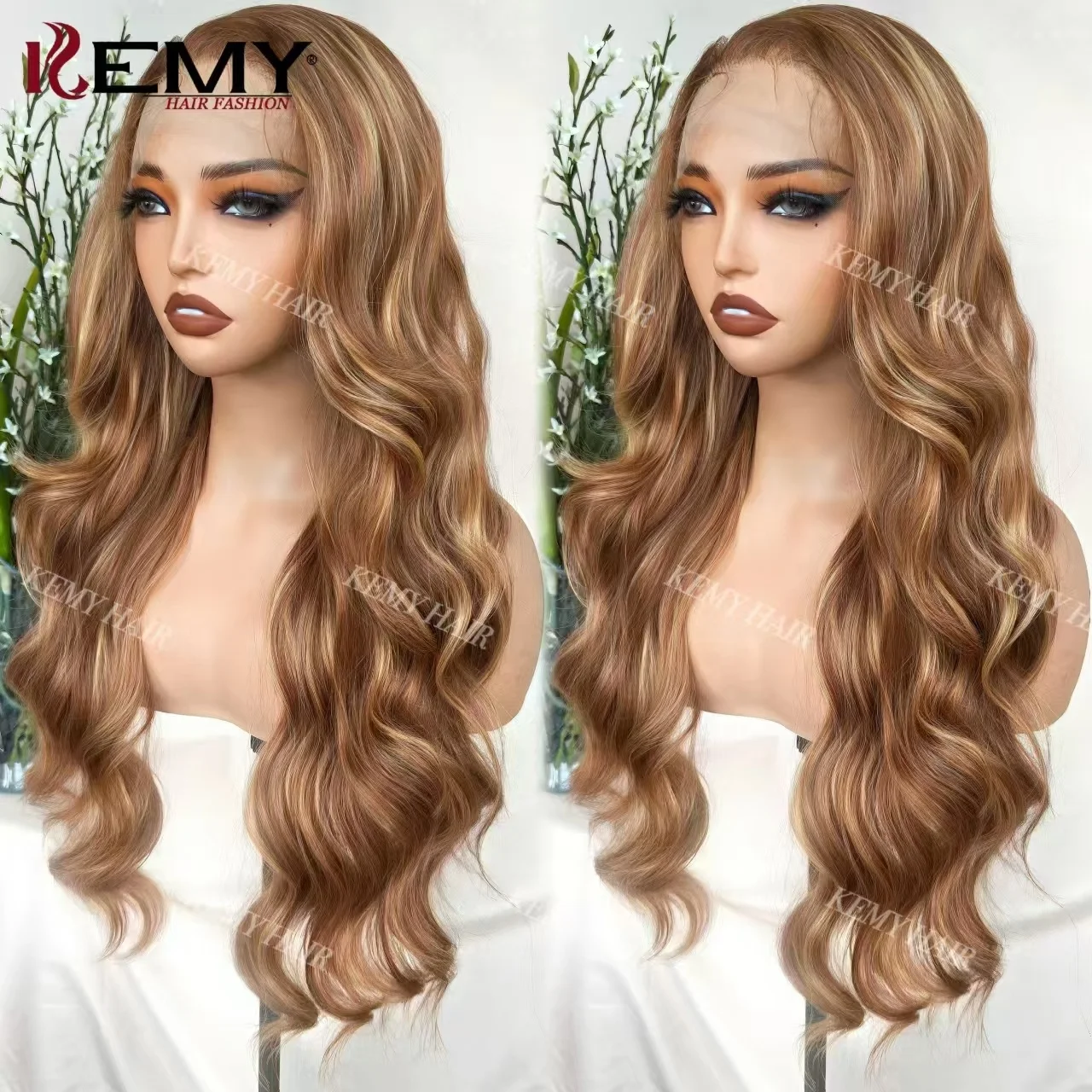 Wholesale Synthetic Wigs HD Full Lace Front Braided Heat Resistant Hair Highlight Synthetic Fiber Glueless Wig for Black Women