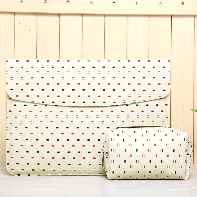 Laptop Protective Case Stylish Color with Leather Soft Computer Bag