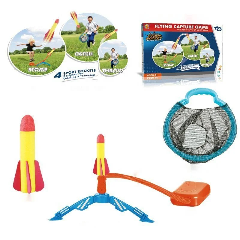 Взрывная детская Педальная ракетная установка может запускать skyrocketcotton родитель-ребенок интерактивные наружные педальные ракетные пушки игрушки