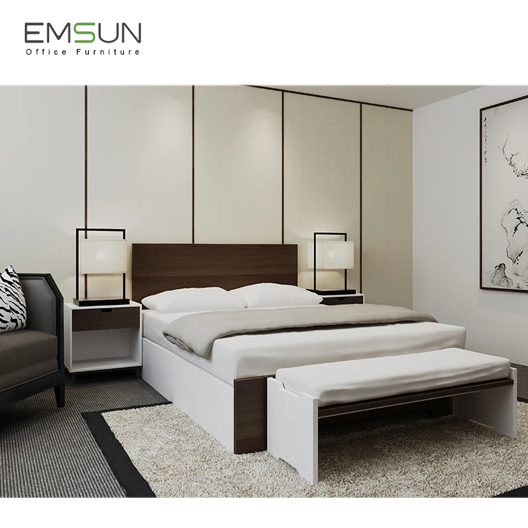 
EMSUN 5 Star Hotel Furniture Customized Bedroom Furniture 