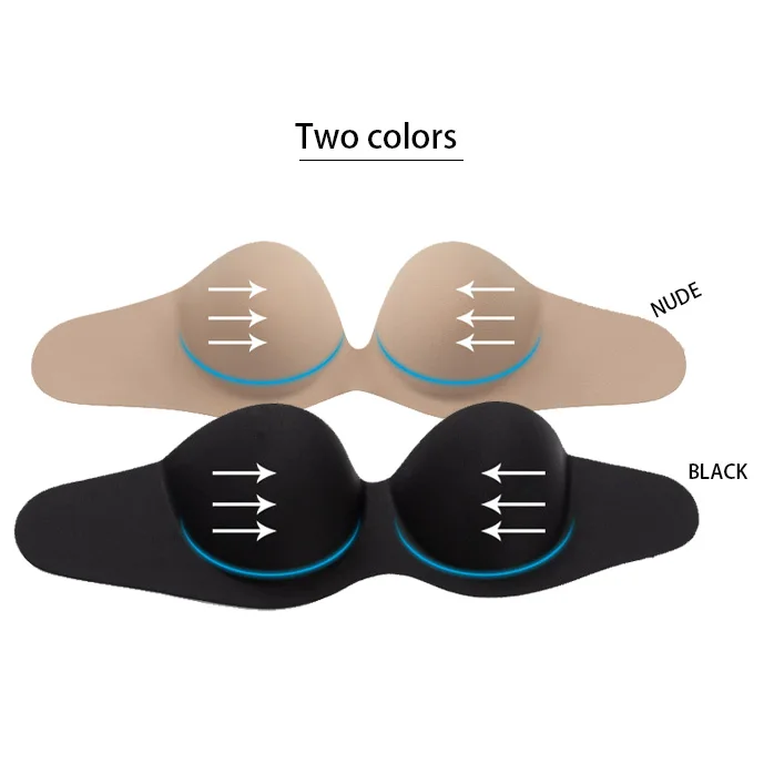 New style ladies strapless sexy super push up bra adhesive invisible lift up silicone bras for girl