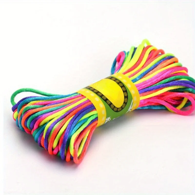 polyester braided rope elastic  printed cord braided stretch strap cord roll