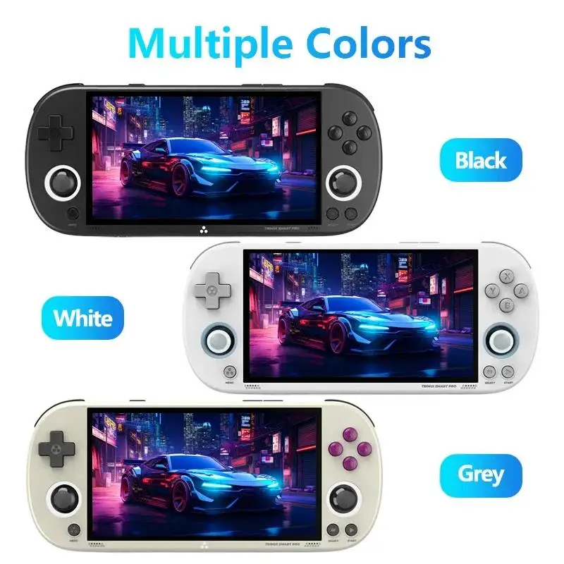 2024 New Arrival Trimui Smart Pro Handheld Game Consoles 4.96 Inch Ips Pocket Game Consoles Linux Game Players