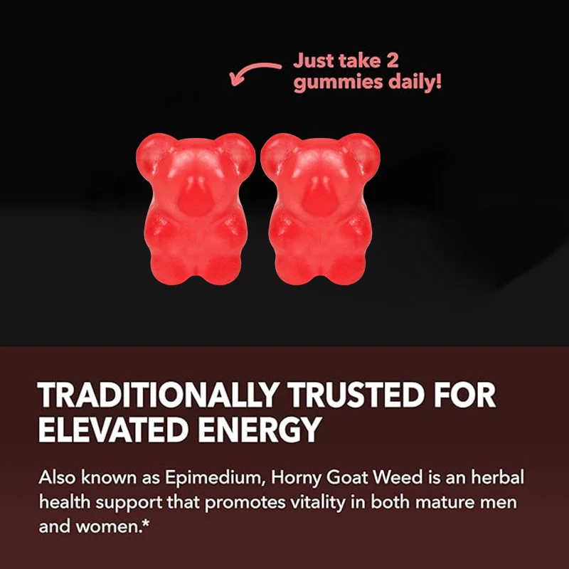 Stock WXW Ashwagandha gummies male horny goat weed male enhancement gummy Increase Energy&Strength male enhancement gummy
