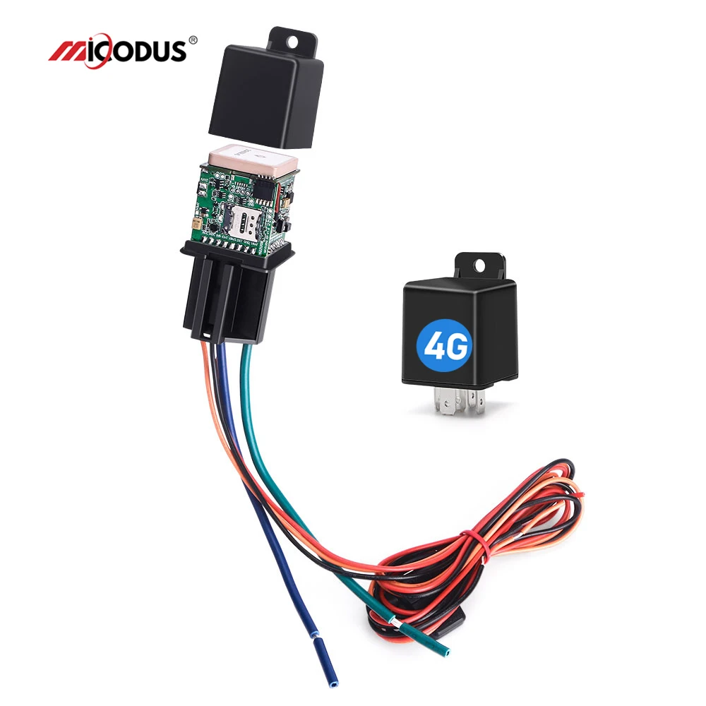 Tracking System MiCODUS MV930G Anti Theft Engine Cut Off Relay Hidden Motorcycle GPS Device 4G Car Alarms Mini GPS Tracker Spy