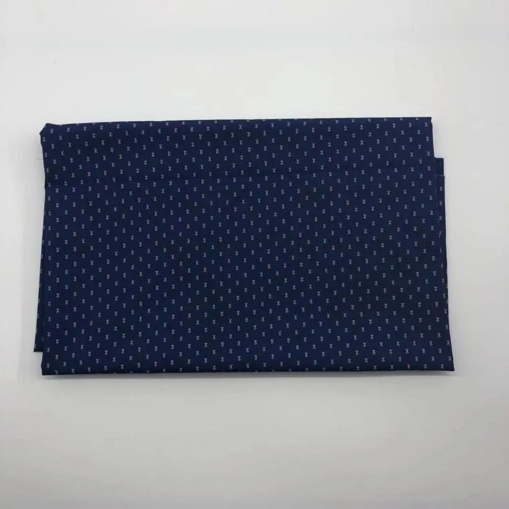 cotton blue plain 4040 11070 printed stock fabric