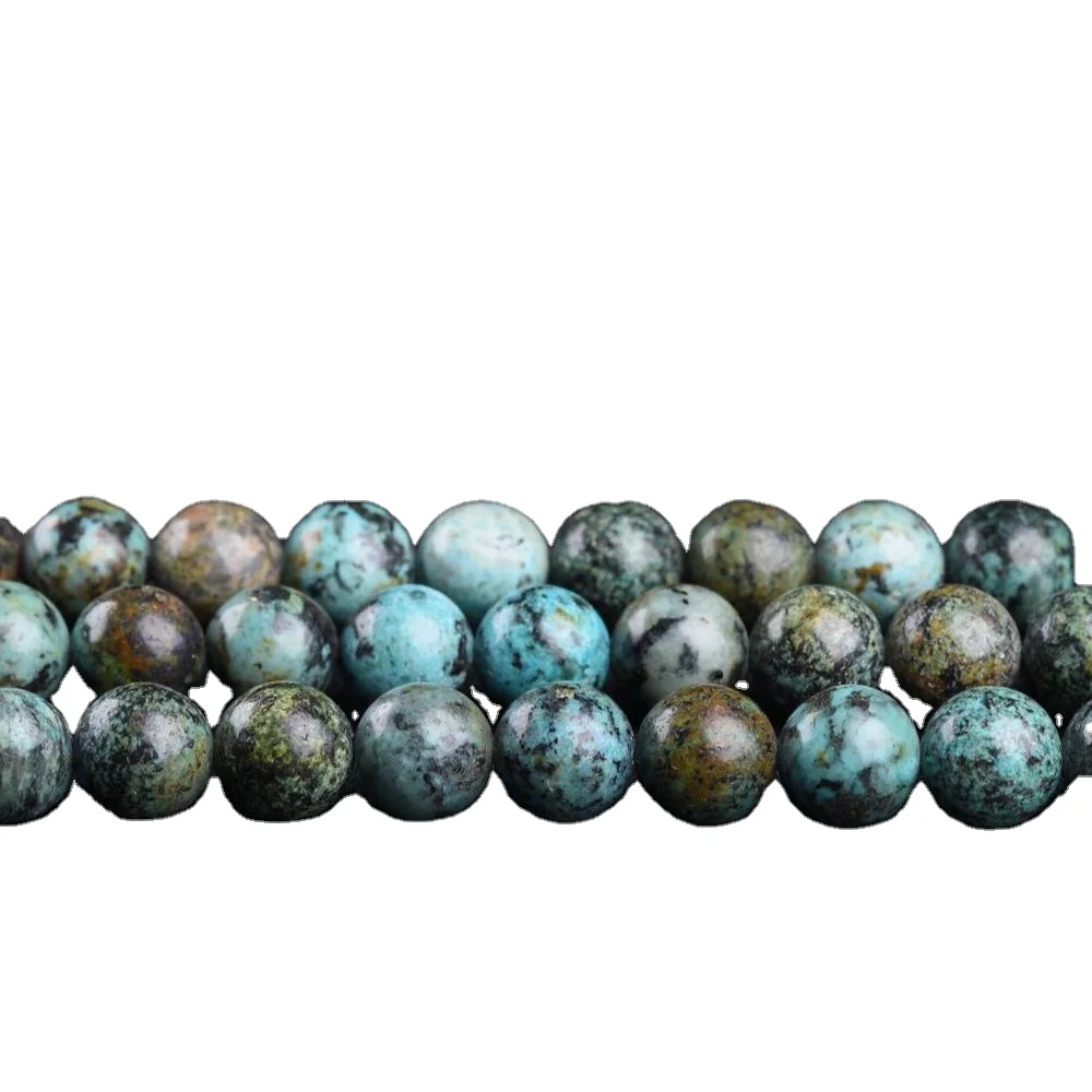 Natural turquoise round beads loose Gemstone Beads For Jewelry Making Size 4-12mm