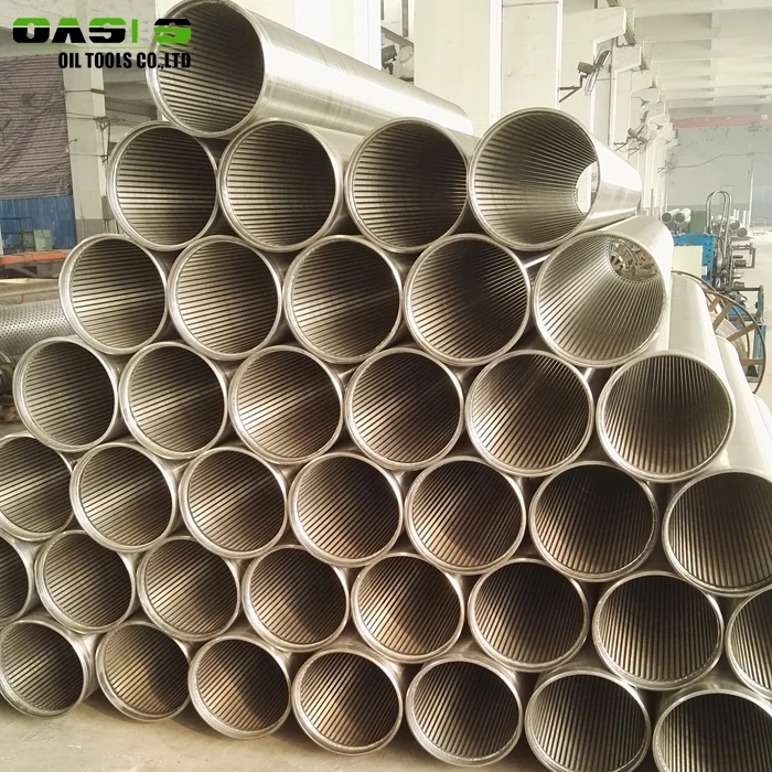 stainless steel wire wrapped water well casing and screens/thread coupling/welded ring/ bare end