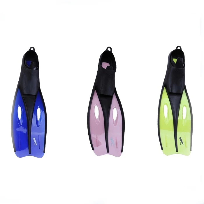 rubber diving fins with 4 types,size ajustable