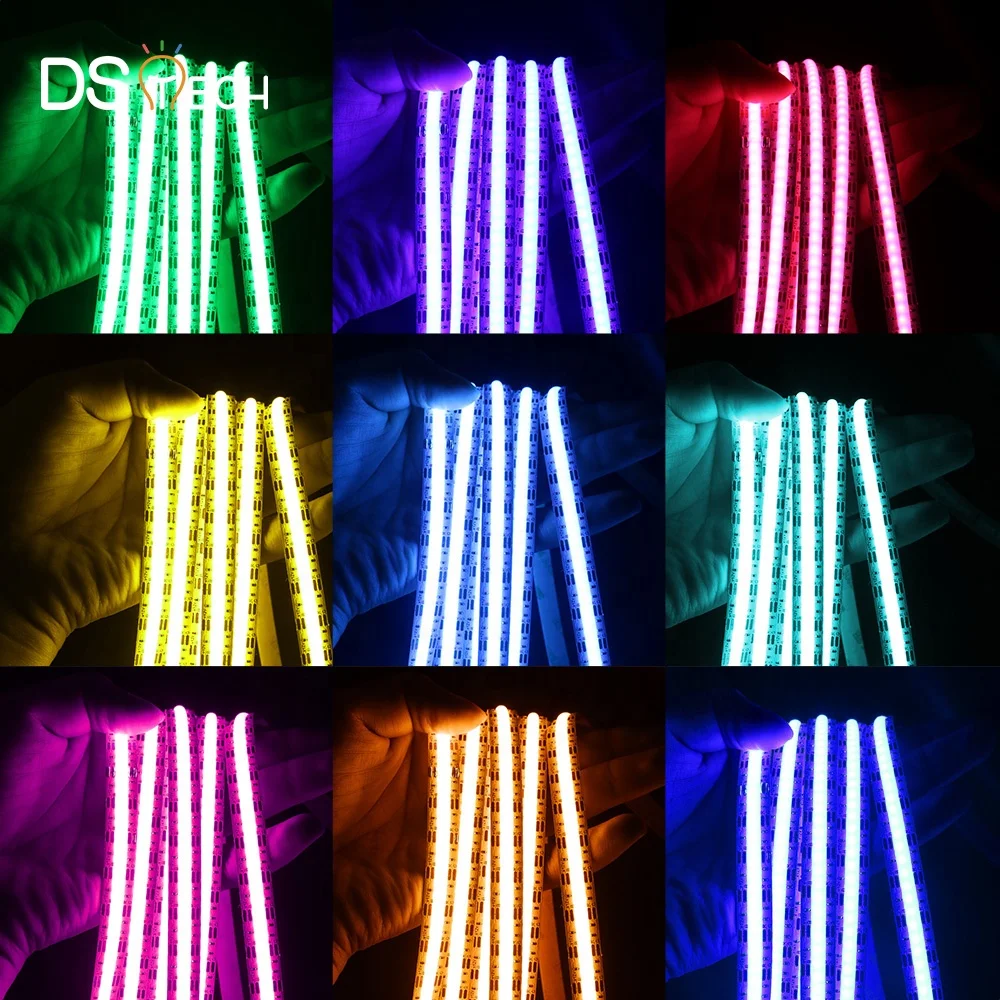 10MM PCB 480chips per meter 15W 5years warranty Festival TV backlight Decoration Wholesale RGB COB LED Strip Light