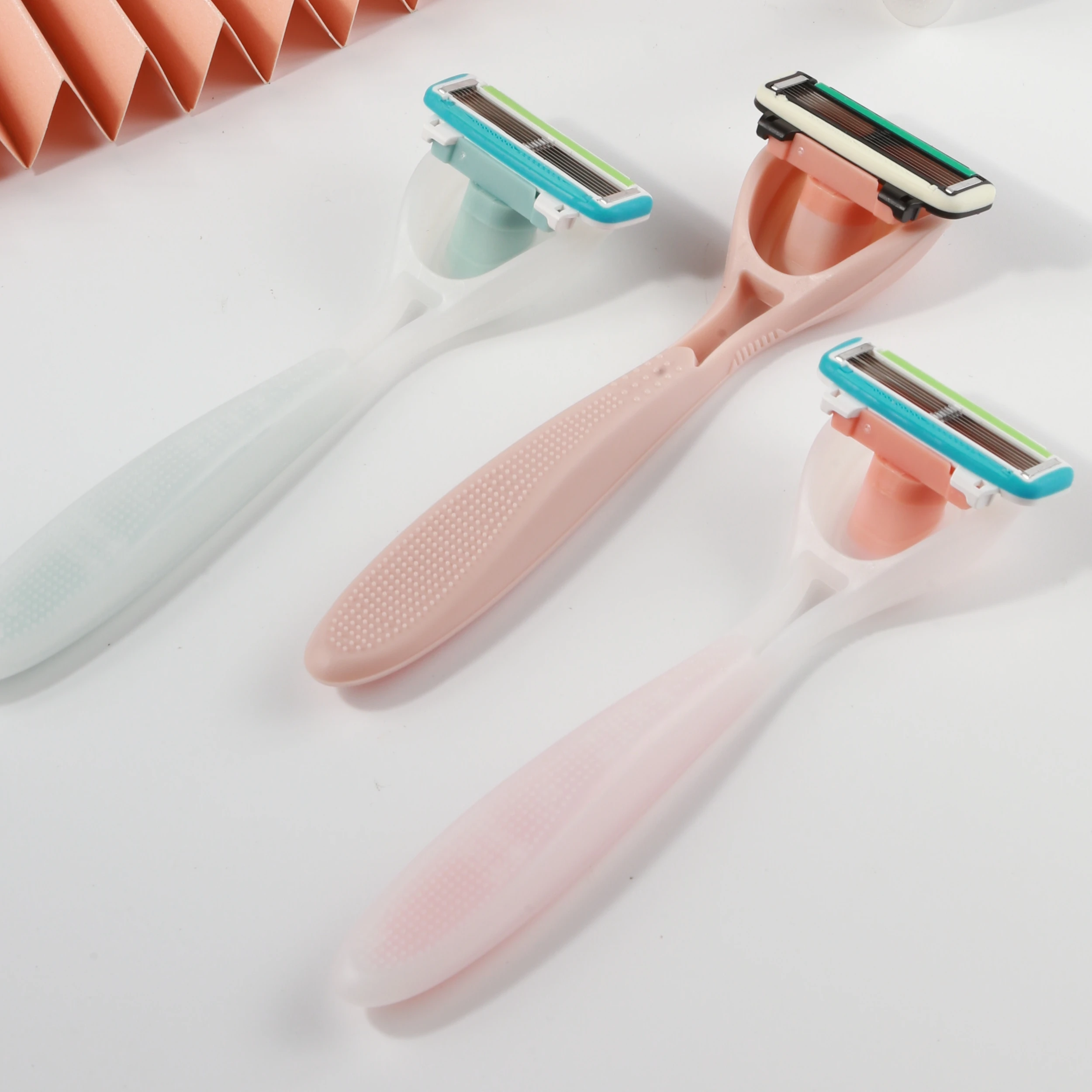 Women Shaving Razor Removing Shaving Knife New personal care  plastic safety manual shav 1 set