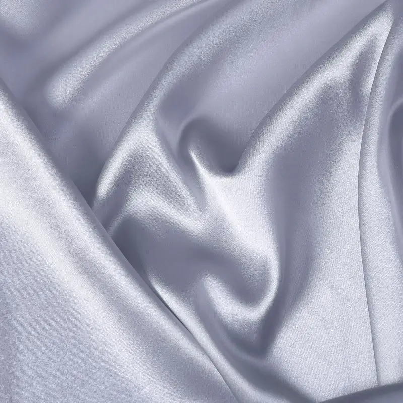 Hot-selling 19mm thickness mulberry silk elastic santin plain multi colors spandex fabric for clothes underwear,pajamas