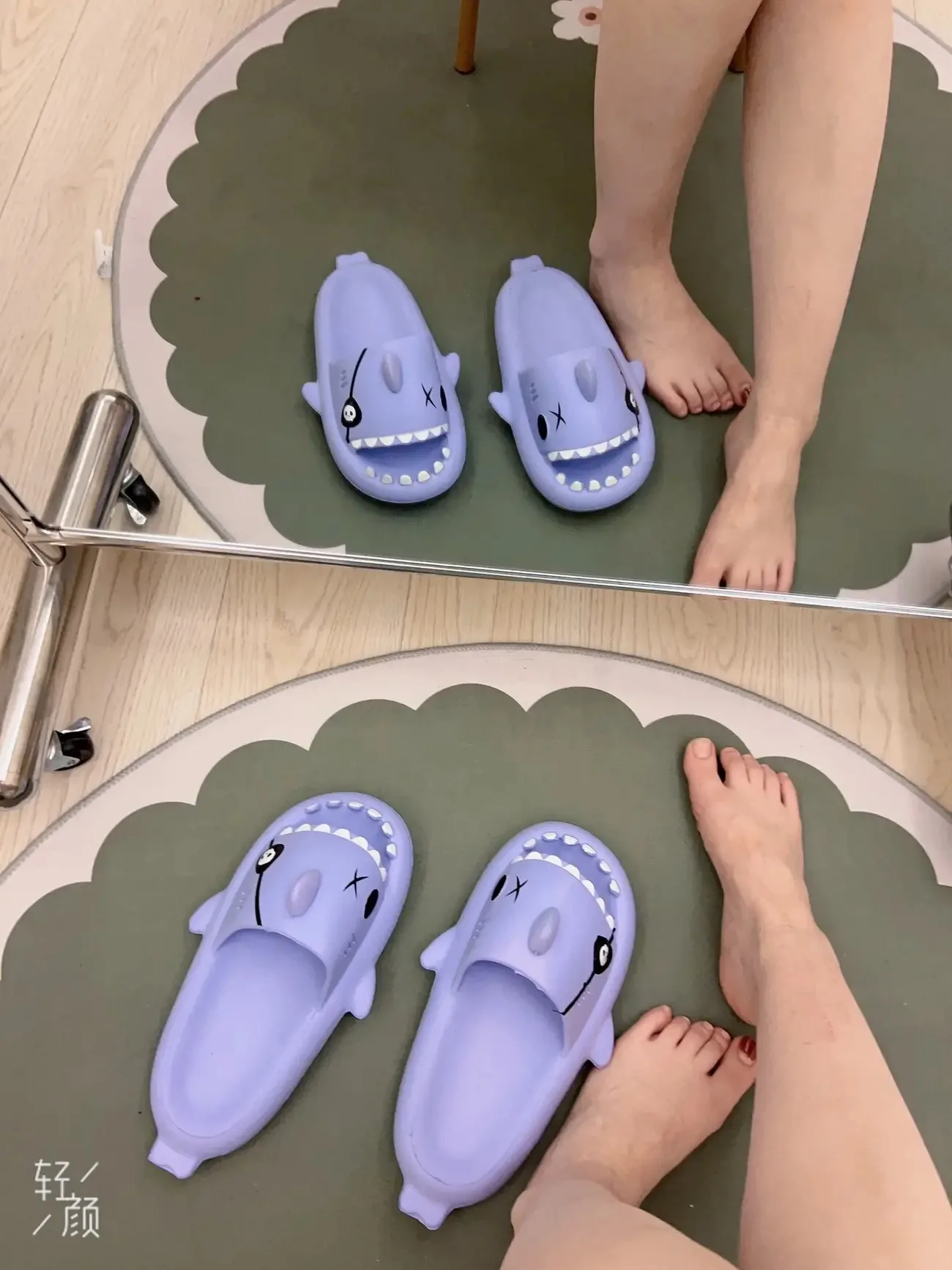 2024 Gift Shark Slides Slippers Original Cloud Shark Slides Pillow Summer Anti Slip Open Toe Pirate Slide Sandals