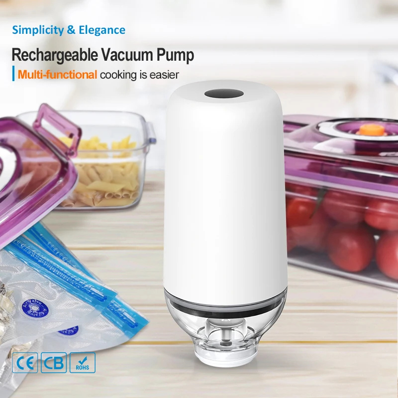 Micro USB 1500mAh Handheld Vacuum Food Sealer