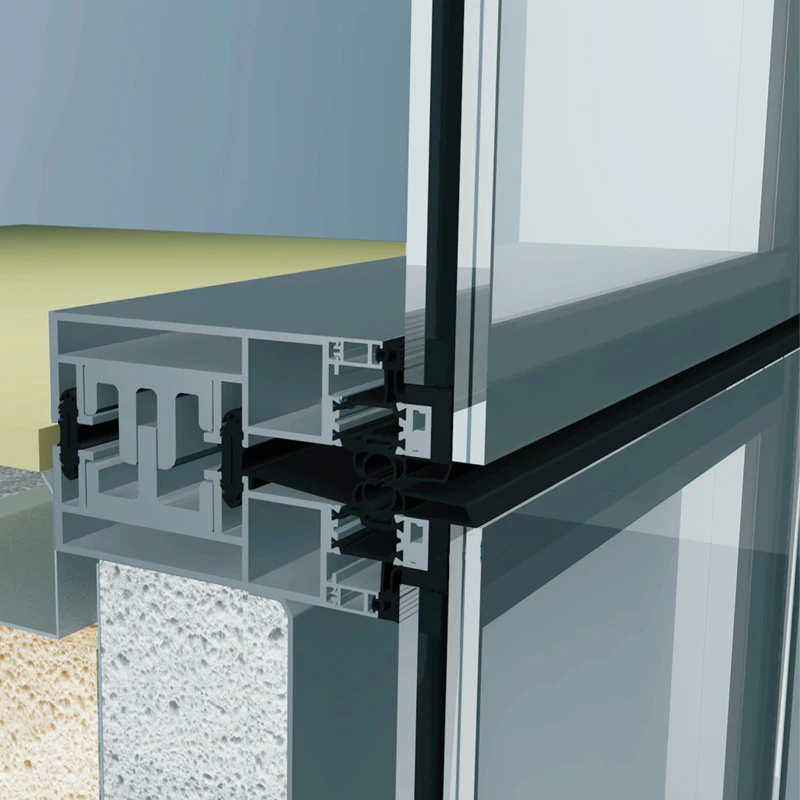 Aluminium United Curtain Wall Design