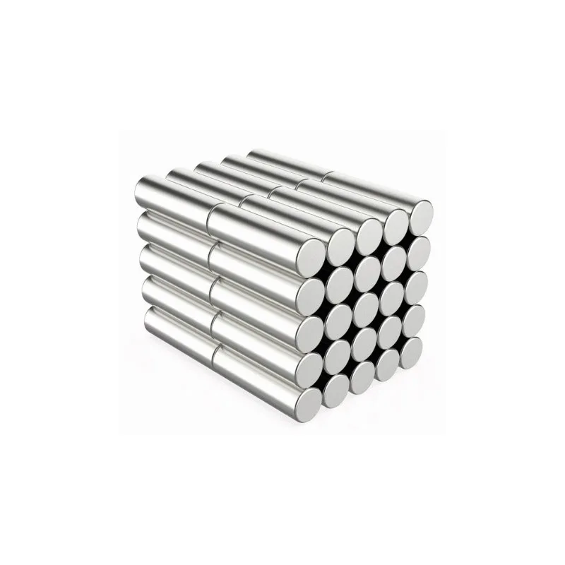 N52 Strong Diameter Magnetized Bar Cylinder Rare Earth Permanent Neodymium Magnet for Sale