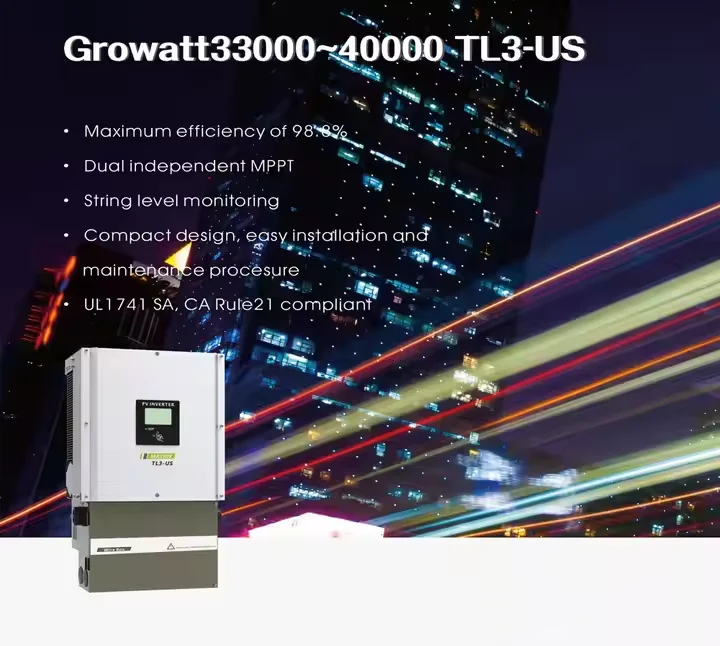 Солнечная энергетическая система США 3 фазы 10 кВт-20 кВт 480 В MPP на сетке Солнечный инвертор
