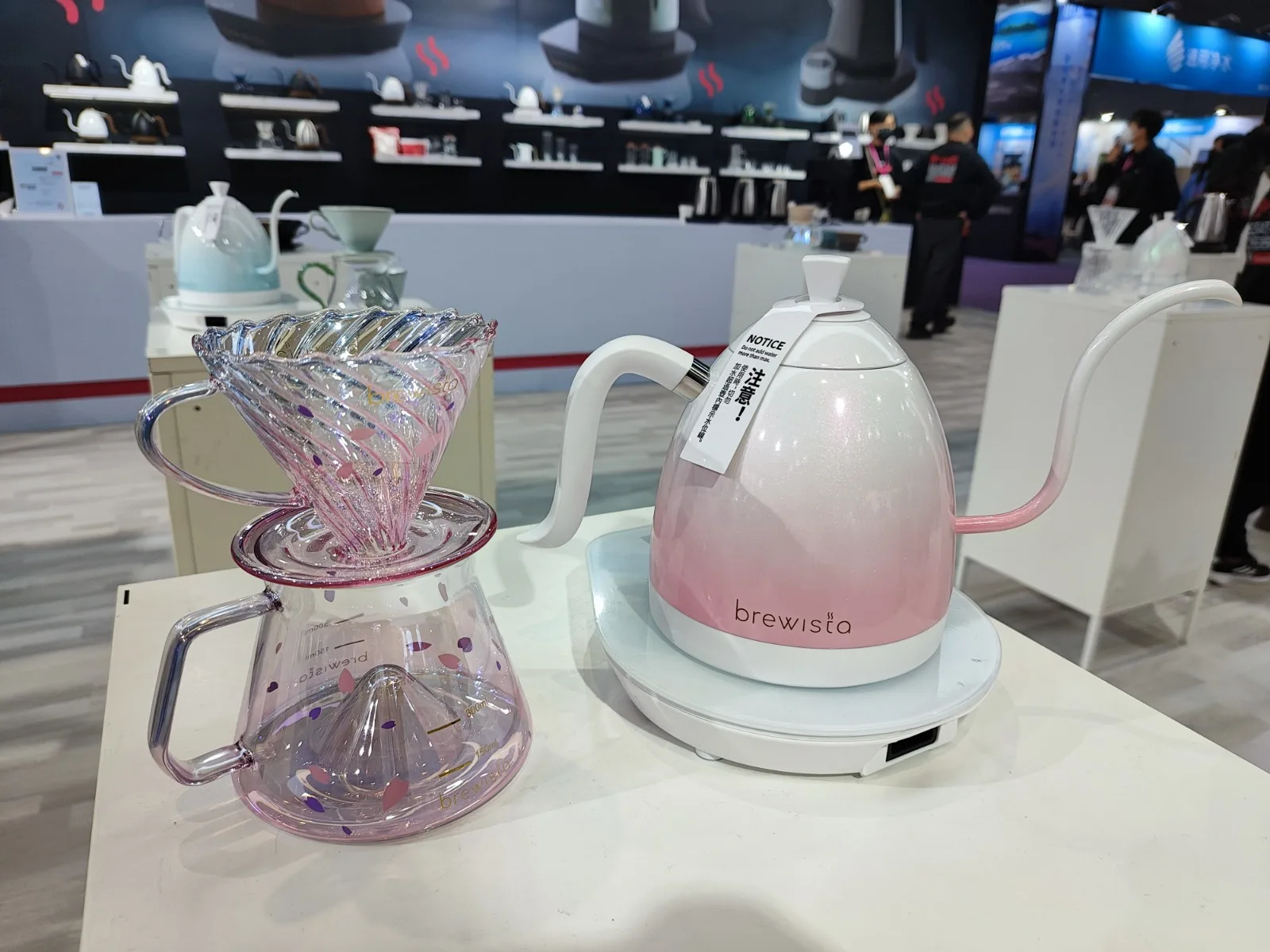 Home coffee pot Brewista Gradient powder hand brew and 600ml goose Slim mouth stainless steel Luxury thermostatic kettle