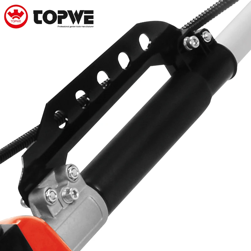 TOPWE High Efficiency Garden Tools Gasoline Cordless Grass Trimmer 2-stroke Brush Cutter