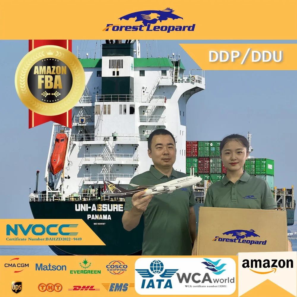 Sea Freight Forwarder From China To USA UK Australia United Kingdom Europe America DDP FBA  Shipping