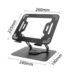 Adjustable Height Computer Stands 360 degree Rotation Laptop Stand for 10-17.3 inch Laptops