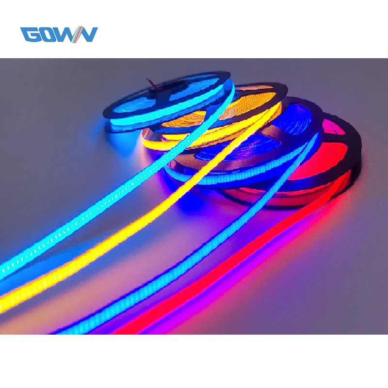 DC12v 24v High Density Good Price IP 20 IP65 840leds/m COB RGB LED Strip Light