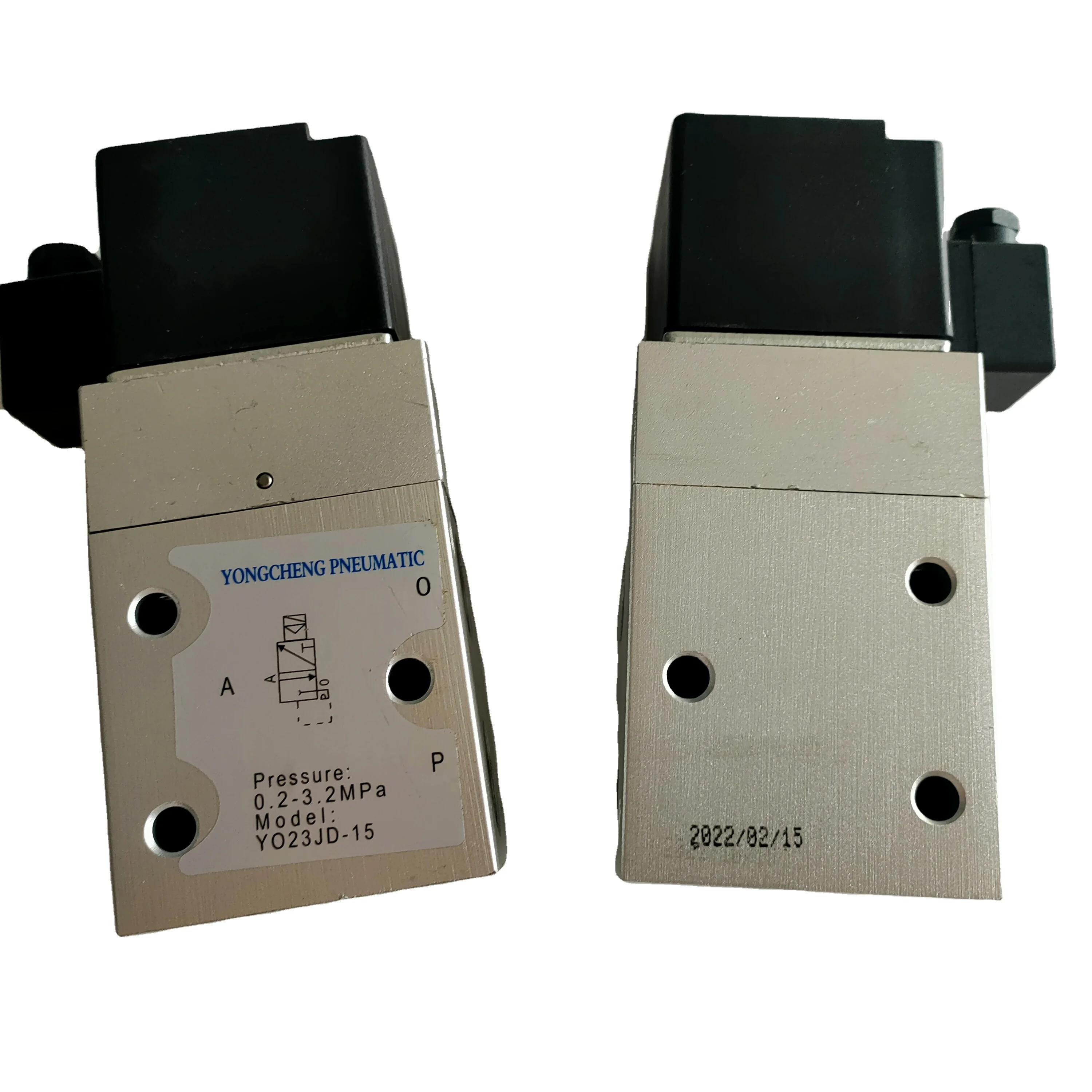 YONGCHENG YO23jd-15p 0.2-3.2MPa solenoid Pet valve for Pet Bottle Blowing Machine pneumatic Valve