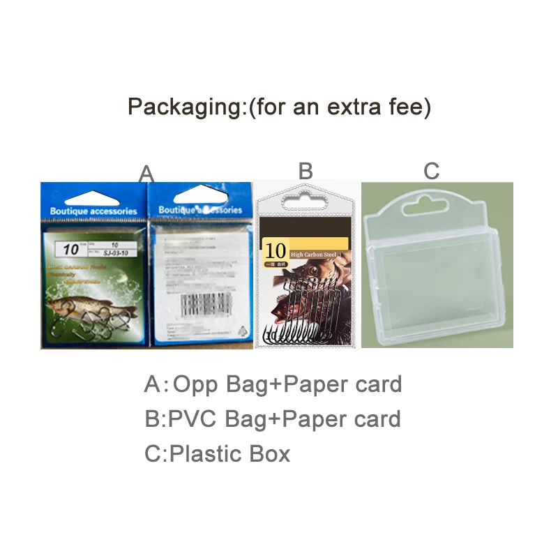 fishing hook high carbon steel strong jigging hook seawater hook