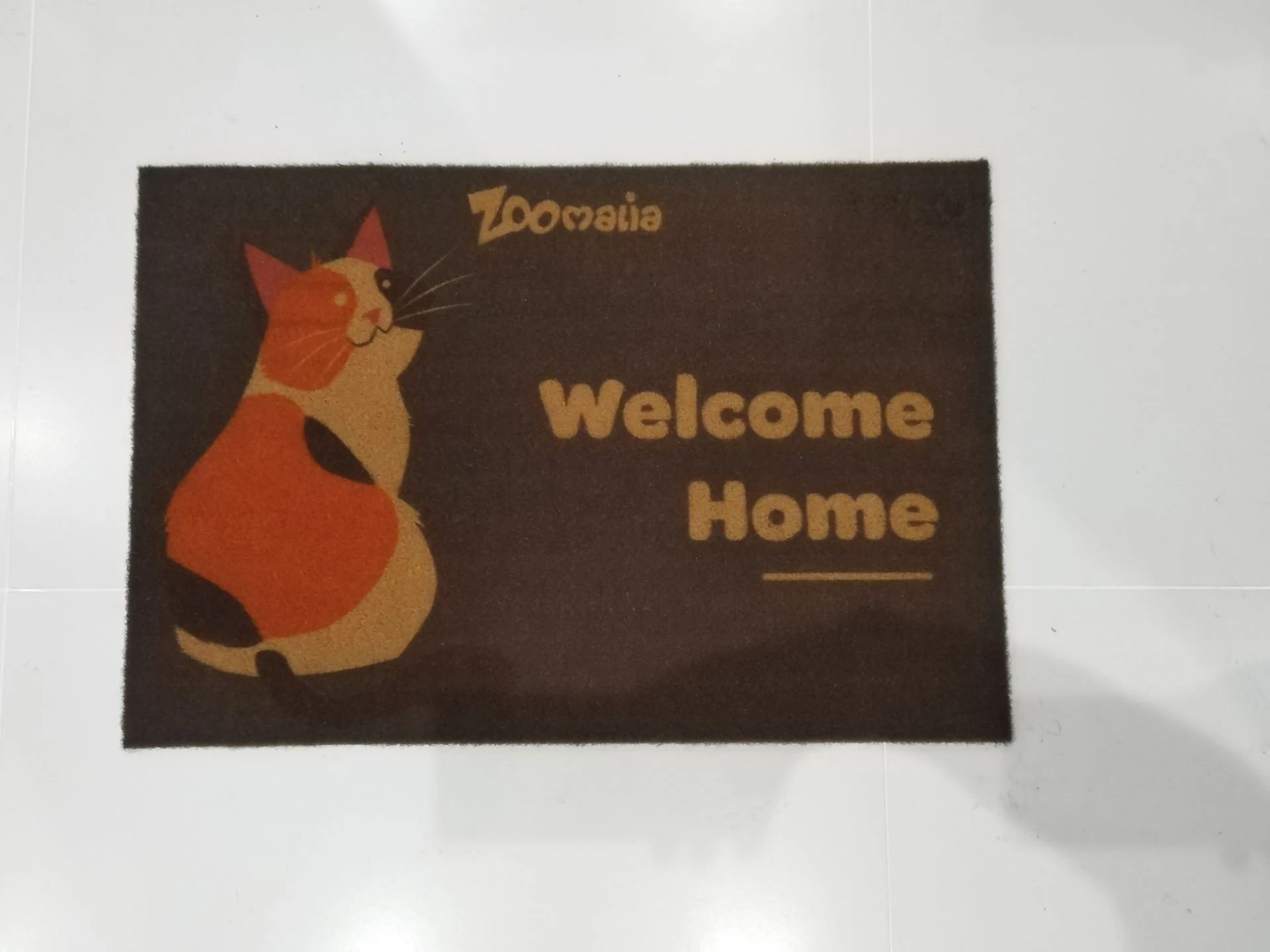 Modern PVC Coir Door Mat  Non Slip Durable Welcome Mats Christmas mat OutDoor For Front Door