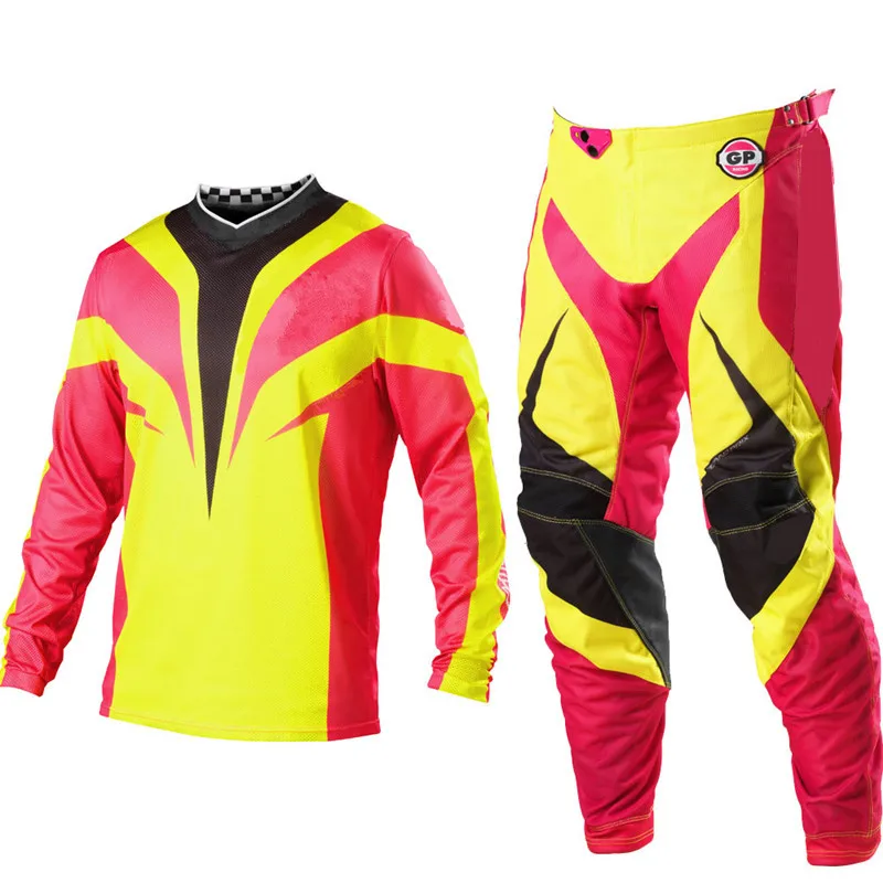 Custom High Quality Motorcycle Dirt Bike Riding Gear Combo Kit Mult Colors Motocross Suit Off Road Racing Jersey And Pants Set