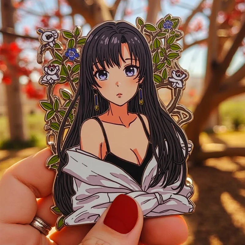 Manufacturer No Minimum Metal Iron Zinc Alloy Cast Die Cut Logo Soft Hard Enamel Brooch Badge Custom Enamel Lapel Pins