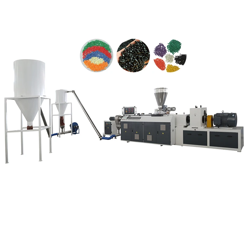 Soft And Hard PVC Granules Making Machine/Plastic UPVC CPVC Compounding Extruding Pelletizing Plant