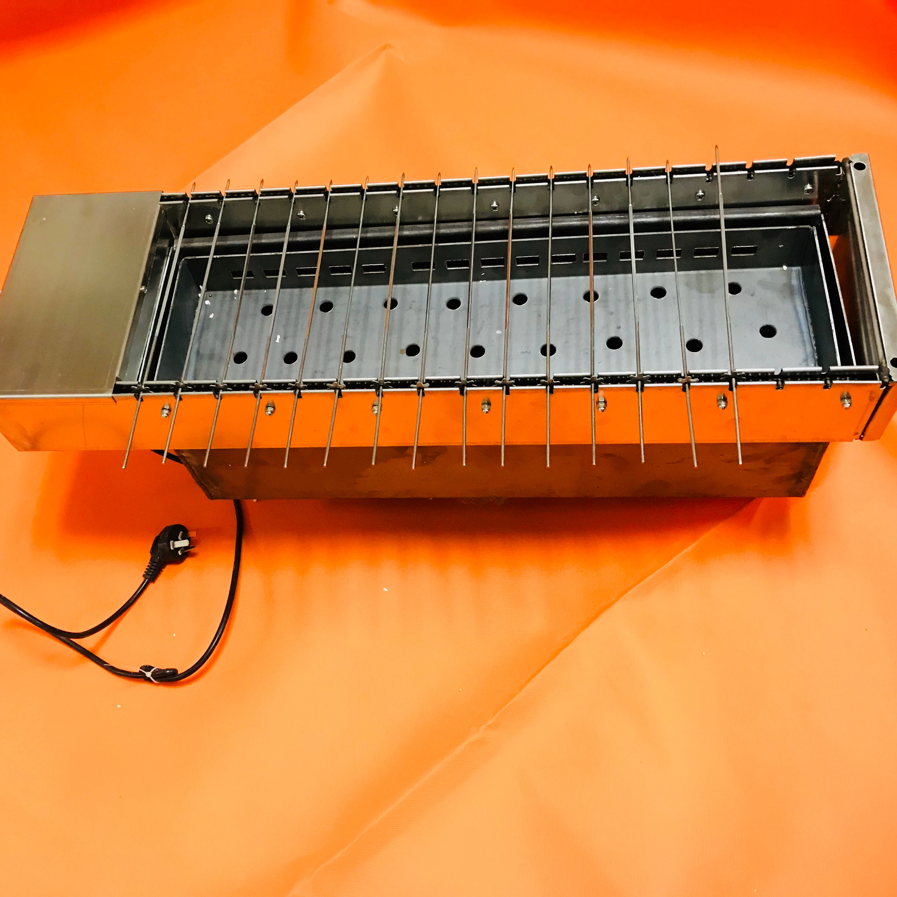 Automatic 14 Kebabs Electric BBQ Grill