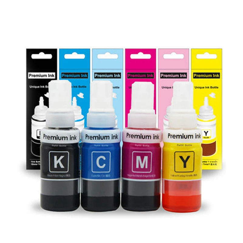 CCK 70ml 664 T664 T6641 Premium Color Compatible Bottle Refill Dye Ink Tintas for Epson L120 L380 L210 L220 L3060 Printer