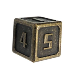 Can be Customized Logo D6 Metal Dice Set DND Polyhedral Dice Game Wholesale