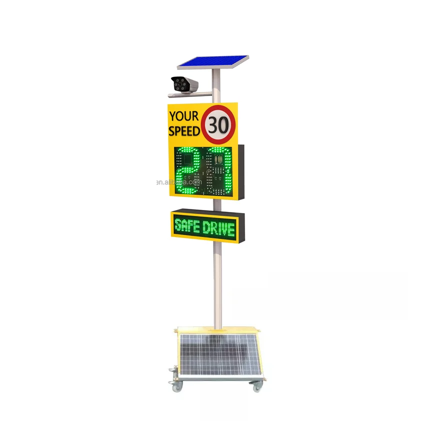 Multifunctional Companies Rental Los Angeles Portable radar Speed Sign Vehicle Loop Detector