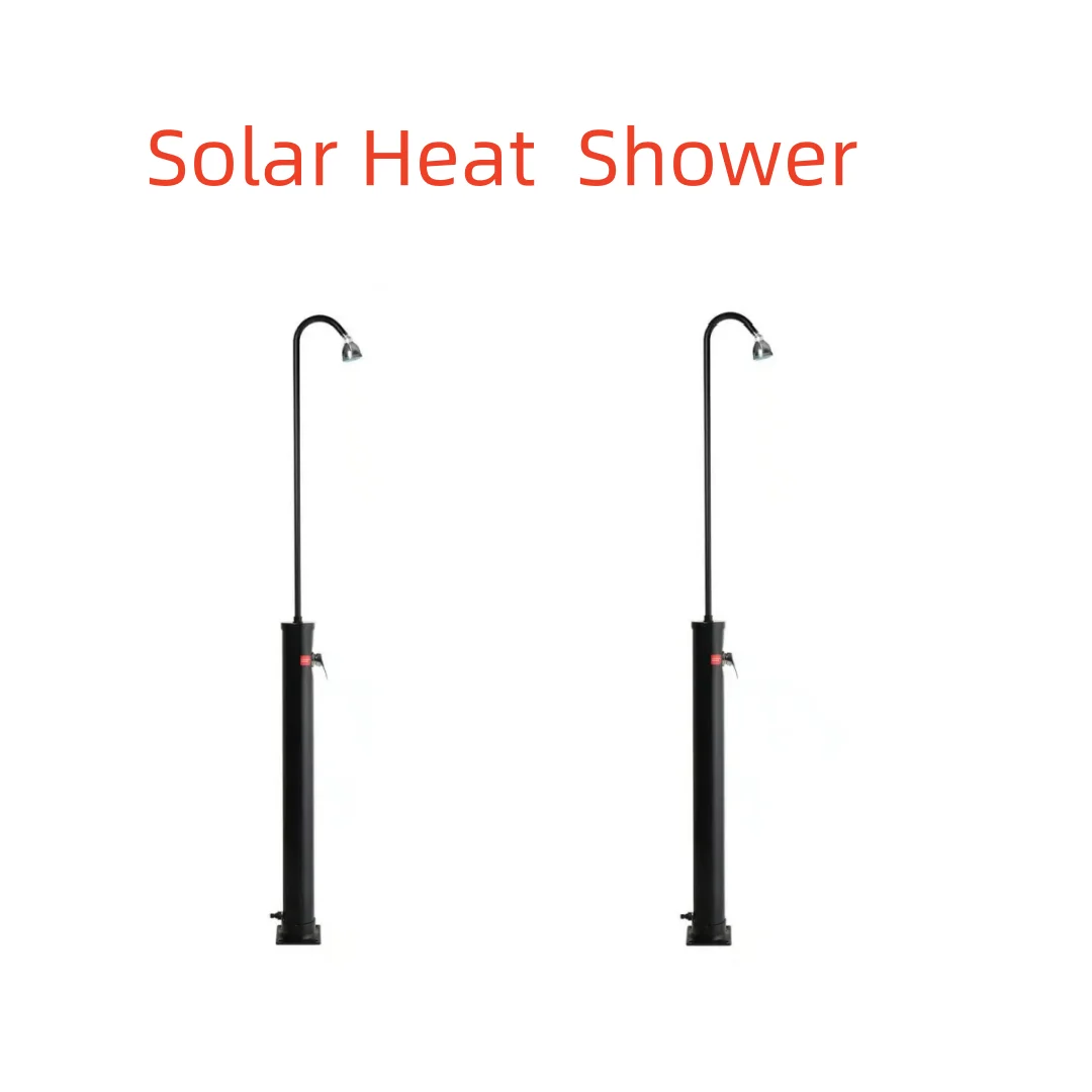 9L Solar Heated Shower Solar Garden Shower Kit with Shower Head For Pool Patio Hot Hub Yard