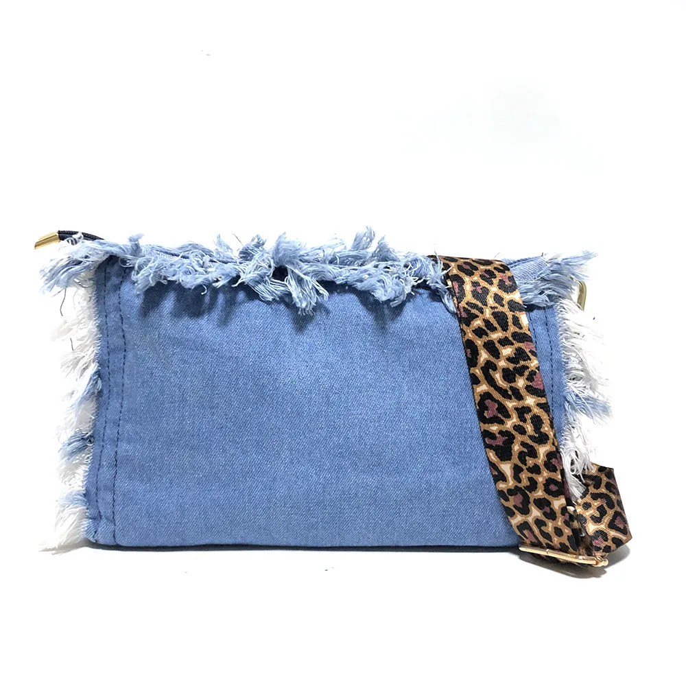 2022 Bohemian Vintage Washed Canvas Crossbody Bag Personalized Women Canvas Beach Bag Embroidered Strap Shoulder Bag