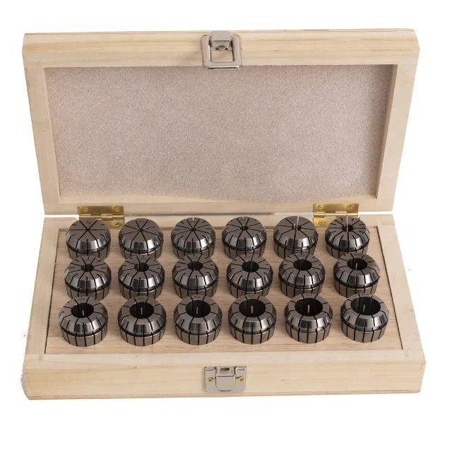 Factory supply high quality material 65Mn DIN6499B ER40 spring collet for cnc machine tools center