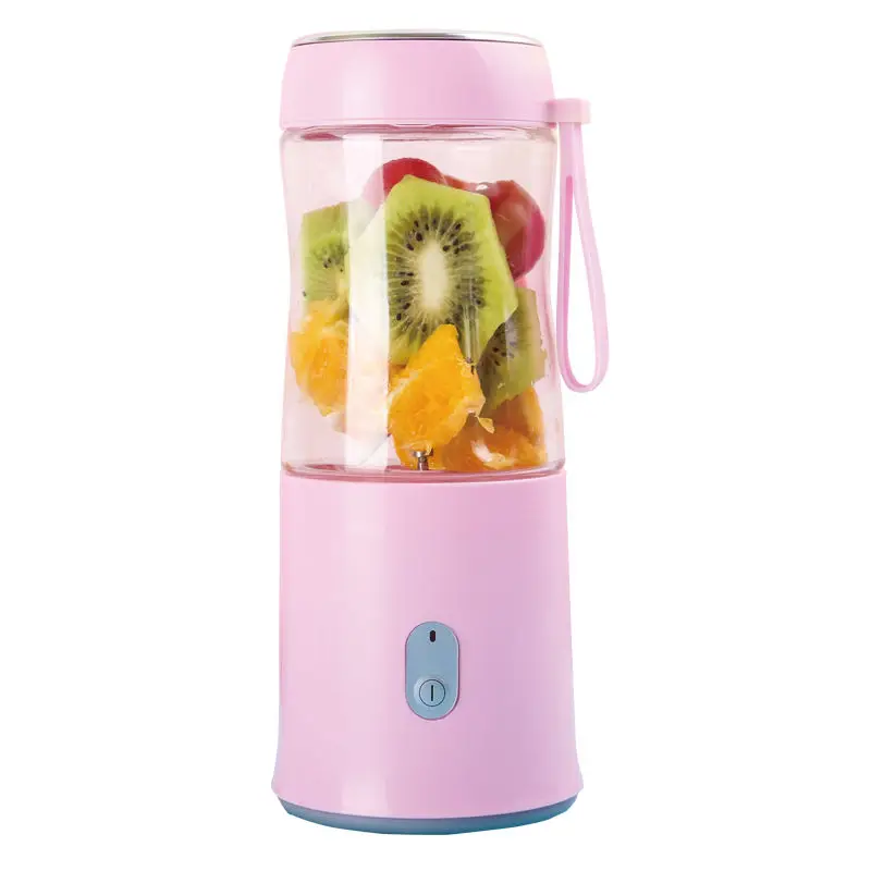 Portable Travel Blender Mini Personal Mixer for Fruit Rechargeable USB 380ml Capacity