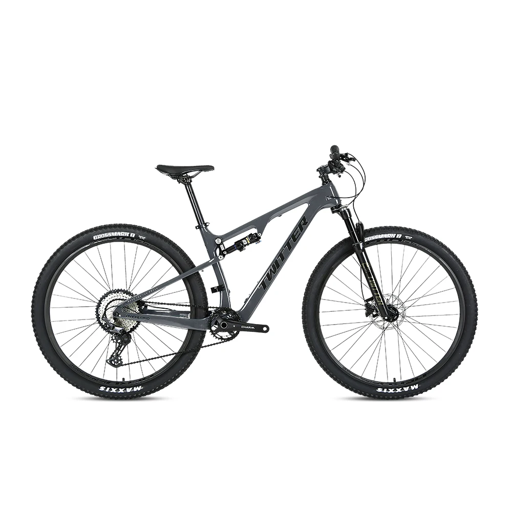 TWITTER carbon fiber mountain bikefull suspension complete bike 29er Shimano RD-M5100 11S carbon fiber mountain bike