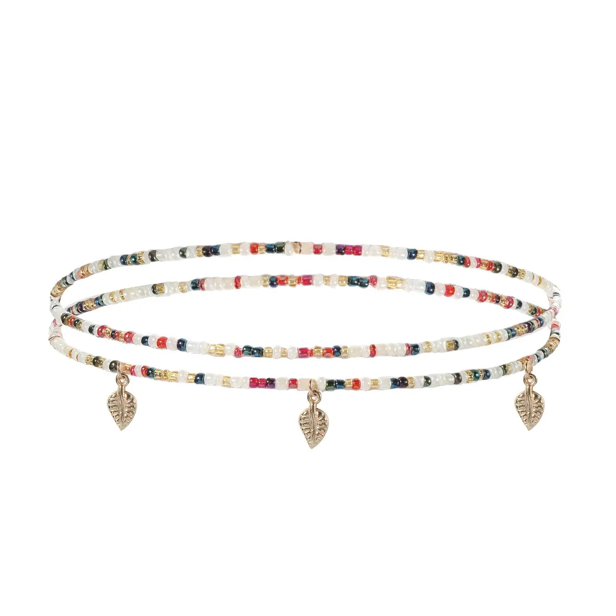 Waist Beads Chains for Women Colorful Belly Beads Elastic Waist Chain Summer Beach Bikini Belly Body Chain African Waist Jewelry