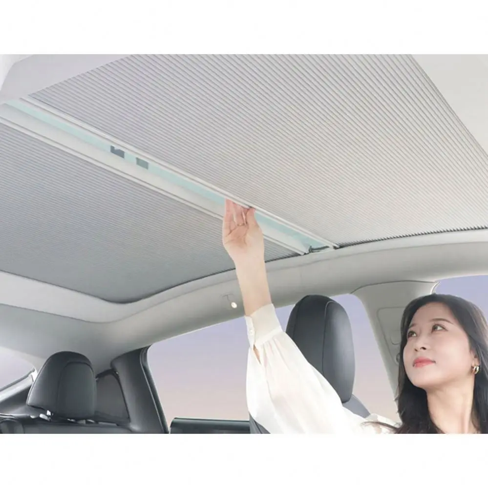 YTPIONEER Car accessories Power Panoramic Sunroof Retractable Roof Sunshade For Tesla Model 3 -cyb 2024