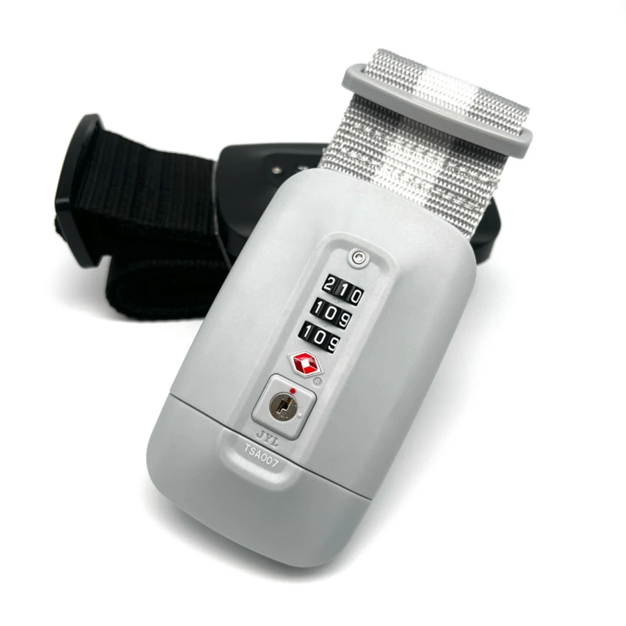 JYL China Custom Made Durable Flexible Anti Theft Tsa Lock Strap Ensuring Safe Travel Luggage