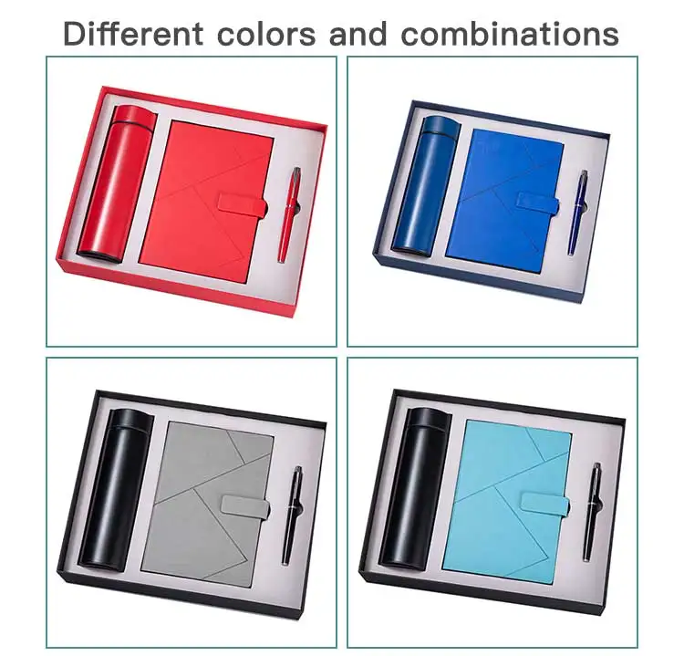 Business gifts for clients with logo luxury promotional gift set in box new employee orientation kit best ideas for business