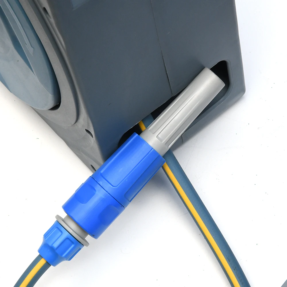 GARTENKRAFT Outdoor 7.5M/25Ft Mini Retractable Car Wash Hose Reel High Garden Water Hose Reel