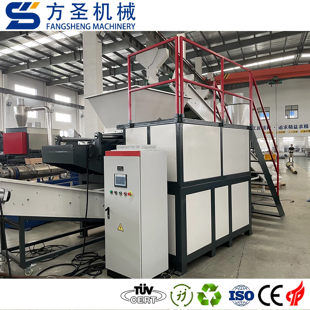 Automatic recycling production line--pp-pe pet recyclable plastic crusher paper shredder